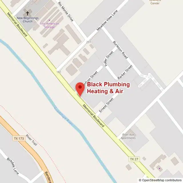 Black Plumbing services in Kerrville, TX